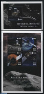 Nevis 2015 Rosetta Mission 2 S/s, Mint NH, Science - Transport - Various - Astronomy - Space Exploration - Globes - Astrologie