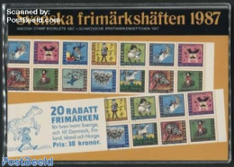 Sweden 1987 Official Booklet Yearset 1987, Mint NH, Various - Stamp Booklets - Yearsets (by Country) - Nuovi