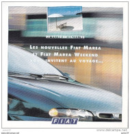 Dépliant Fiat Marea 1996, 4 Volets, - Publicités