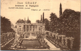 45 OLIVET - Carte Publicitaire Architecte Jean GRAEF - Other & Unclassified