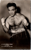 SPORT - BOXE - Le Champion Marcel Cerdan  - Boxing
