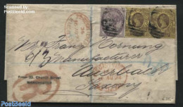 Great Britain 1893 Registered Letter From Manchester To Auerbach (Saxony), Postal History - Otros & Sin Clasificación