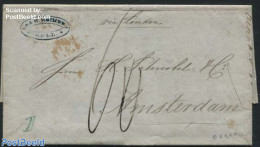 Great Britain 1847 Letter From Hull To Amsterdam, Postal History - Andere & Zonder Classificatie