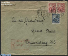 Estonia 1924 Registered Letter From Tartu To Braunschweig, Postal History - Estonie