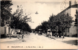 ALGERIE - ORLEANSVILLE - La Rue De Rome  - Autres & Non Classés