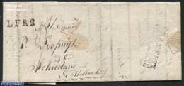 France 1821 Letter From Boulogne To Schiedam, Postal History - Covers & Documents