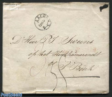 Germany, Prussia 1825 Letter From Aachen To S-Hertogenbosch (NL), Postal History - Other & Unclassified