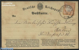 Germany, Empire 1872 Postcard From Goerlitz To Berlin, Postal History - Cartas & Documentos