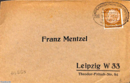 Germany, Empire 1937 Railway Post Postmark: MÜHLHAUSEN-EBELEBENSTHÜR, Postal History - Lettres & Documents