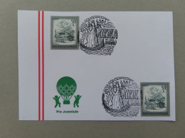 Österreich Pro Juventute - Mit Sonderstempel 6. 12. 1987 St. Nikola An Der Donau, Sonderpostamt (Nr.1487) - Otros & Sin Clasificación