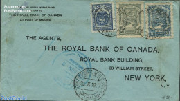 Colombia 1927 Envelope To New York, Postal History - Kolumbien