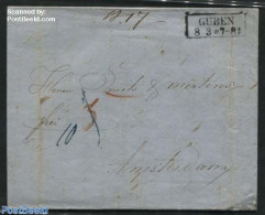 Germany, Empire 1855 Letter From Guben To Amsterdam, Postal History - Altri & Non Classificati