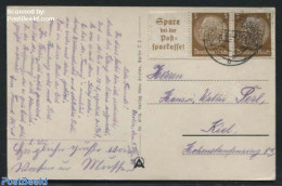 Germany, Empire 1921 Postcard With Ichel W79, Postal History - Briefe U. Dokumente