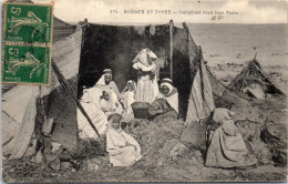 ALGERIE - Scenes Et Types - Indigenes Sous Leur Tente  - Scenes