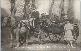45 FAY AUX LOGES - CARTE PHOTO - Fete 1907, Char De La Puree - Sonstige & Ohne Zuordnung