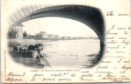 55 VERDUN - La Meuse Au Pont De Chemin De Fer - Verdun