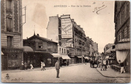 92 ASNIERES -- Vue Partielle De La Rue De La Station  - Asnieres Sur Seine