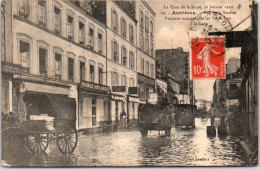92 ASNIERES -- Rue De La Station Pendant La Crue De 1910 - Asnieres Sur Seine