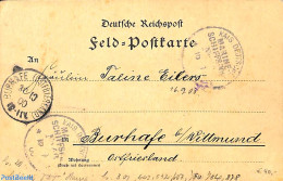 Germany, Empire 1900 Navy Post To Wittmund, Postal History - Covers & Documents