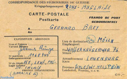 Germany, Empire 1948 War Prisoners Card, Postal History, History - World War II - Autres & Non Classés