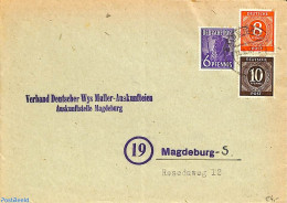 Germany, Empire 1947 Letter To Magdeburg, Postal History - Altri & Non Classificati