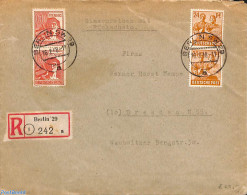 Germany, Empire 1948 Registered Letter From Berlin To Dresden, Postal History - Sonstige & Ohne Zuordnung