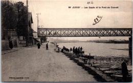 91 JUVIZY - Les Quais Et Le Pont De Draveil. - Juvisy-sur-Orge
