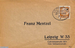 Germany, Empire 1937 Railway Post Leipzig-Hof, Postal History - Lettres & Documents