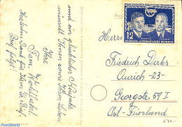 Germany, DDR 1951 Postcard To Aurich, Postal History - Cartas & Documentos