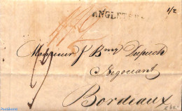 Cuba 1819 Letter From Havanna To Bordeaux, Via Great BRitain, Postal History - Storia Postale