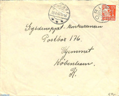 Denmark 1940 Letter From ORUP To Copenhagen, Postal History - Cartas & Documentos