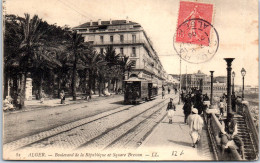 ALGERIE - ALGER - Bld De La Republique Et Square Bresson. - Alger