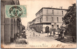 ALGERIE - PHILIPPEVILLE - Perspective De La Rue Nationale  - Skikda (Philippeville)