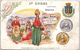 20 CORSE - Carte Des Provinces, Edition Gala Peter  - Autres & Non Classés