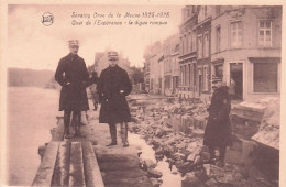 SERAING - Crue De La Meuse 1925 - Gendarmes Quai De L'esperance - La Digue Rompue - Seraing
