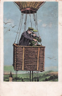 Ballon Montgolfiere - Serie " Les Amoureux En Montgolfiere " 1911 - Lot 5 Cartes - Altri & Non Classificati