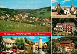 73243118 Hessenthal Spessart Wallfahrtskirche Wasserschloss Mespelbrunn Gasthaus - Altri & Non Classificati