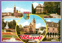 73243116 Rheydt Englische Hauptkirche Schloss Rathaus Parkanlage Rheydt - Moenchengladbach