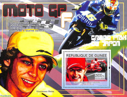 Guinea, Republic 2008 Kimi Raikkonen S/s, Mint NH, Sport - Transport - Autosports - Motorcycles - Moto