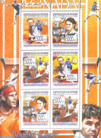 Guinea, Republic 2008 Rafael Nadal 6v M/s, Mint NH, Sport - Tennis - Tennis