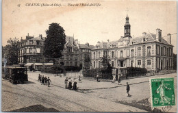 78 CHATOU - La Place De L'hotel De Ville. - Chatou