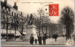 37 TOURS - Statue De Balzac, Place Du Palais  - Tours