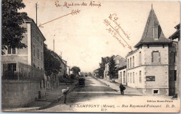 55 SAVIGNY - La Rue Raymond Poincare  - Autres & Non Classés