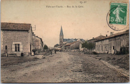 51 VILLE SUR TOURBE - La Rue De La Gare. - Autres & Non Classés