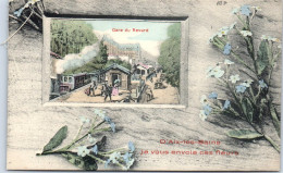 73 AIX LES BAINS - Carte Souvenir, La Gare Du Revard. - Aix Les Bains