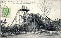 BELGIQUE - BRUXELLES - Incendie Aout 1910, La Section Belge - Andere & Zonder Classificatie
