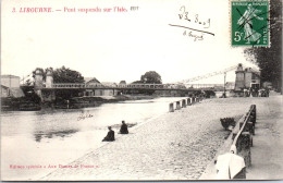 33 LIBOURNE - Pont Suspendu Sur L'isle. - Libourne