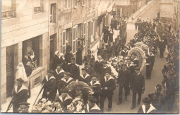 50 GRANVILLE CARTE PHOTO - Obseque De Vertier 1907, Cortege  - Granville