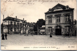 27 BERNAY - L'ecole Communale Et Le Theatre  - Bernay