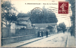 95 FRANCONVILLE - La Rue De La Station. - Franconville